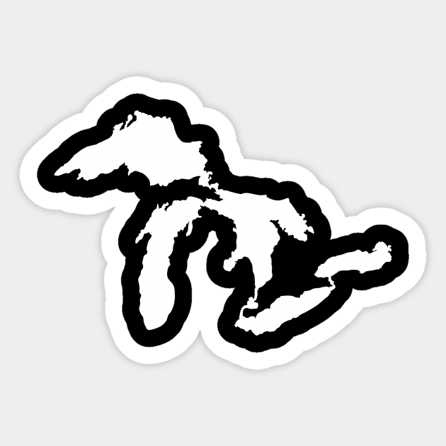 Great Lakes Sticker by Designzz